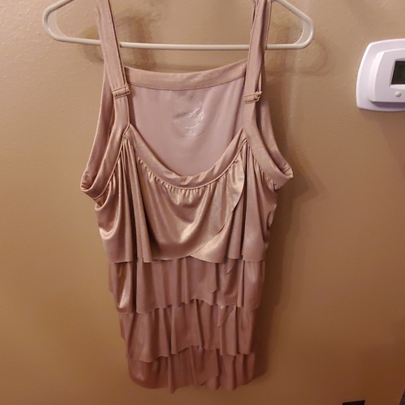 INC International Concepts Tops - Dress sleeveless gold layered top. HOST PICK🎆